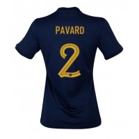 Echipament fotbal Franţa Benjamin Pavard #2 Tricou Acasa Mondial 2022 pentru femei maneca scurta
